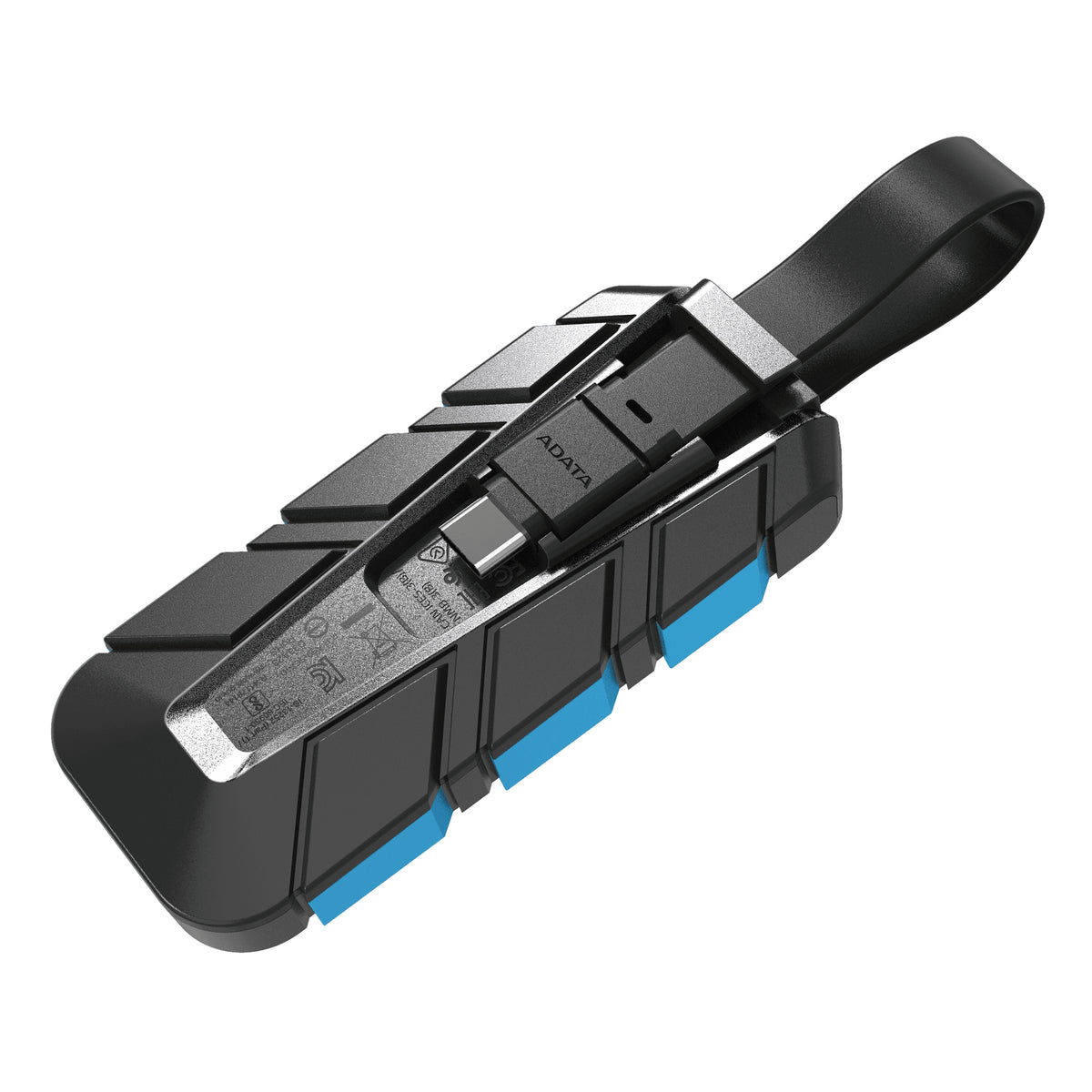 Unidad de Estado Sólido SSD ADATA Portátil SC740 500GB USB 3.2 Color Azul