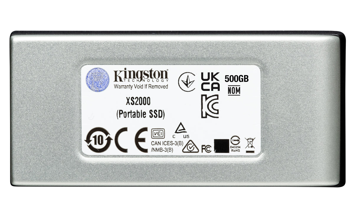 Unidad de Estado Sólido SSD Kingston XS2000 Externo USB-C — 500 GB
